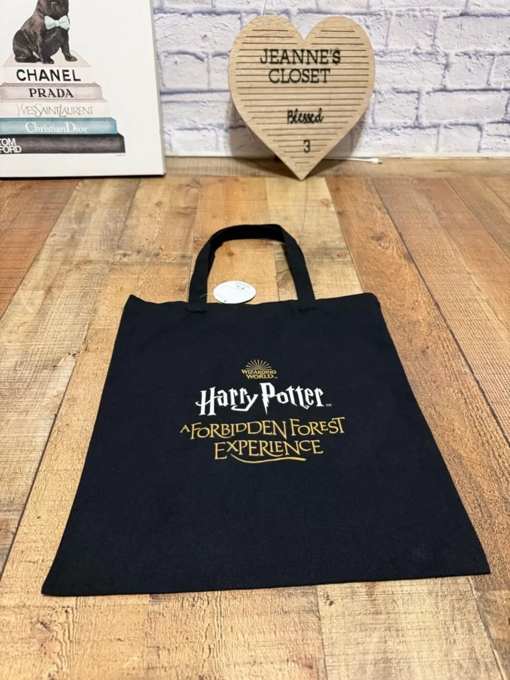 NWT Wizarding World of Harry Potter Forbidden Forest Experience Canvas Tote bag